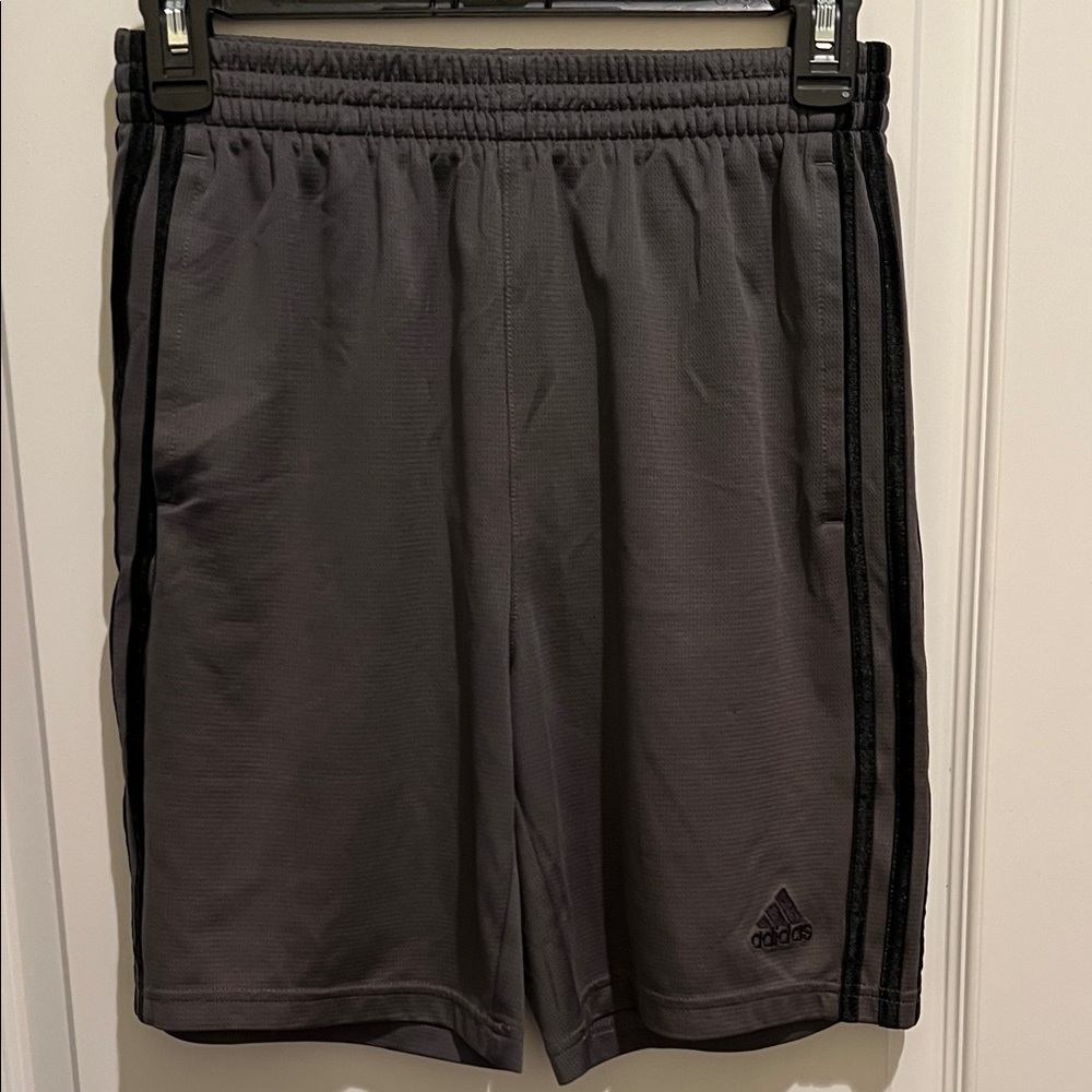 Adidas Men's Charcoal Athletic Shorts